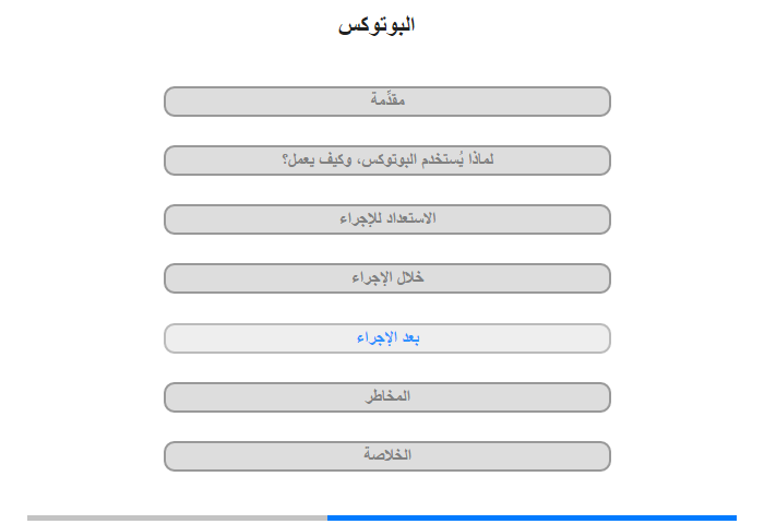 بعد الإجراء
