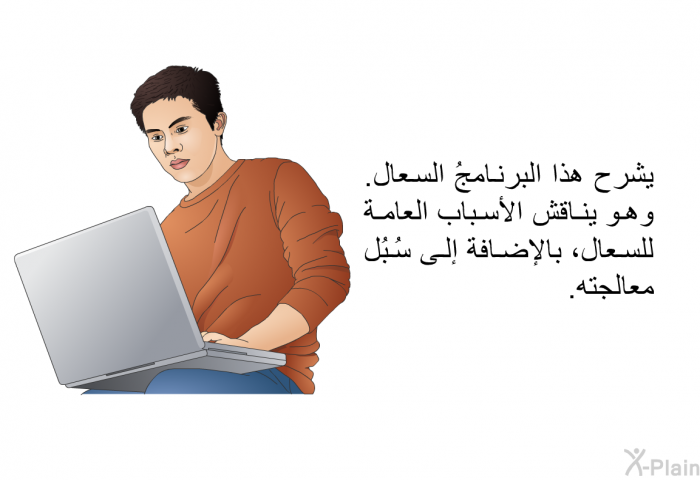 تشرح هذه المعلوماتُ الصحية السعال. وهي تناقش الأسباب العامة للسعال، بالإضافة إلى سُبُل معالجته.