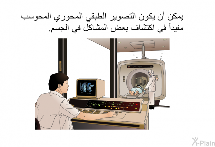 يمكن أن يكون التصوير الطبقي المحوري المحوسب مفيداً في اكتشاف بعض المشاكل في الجسم.