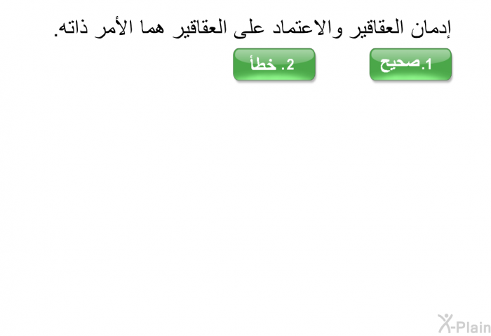 إدمان العقاقير والاعتماد على العقاقير هما الأمر ذاته.