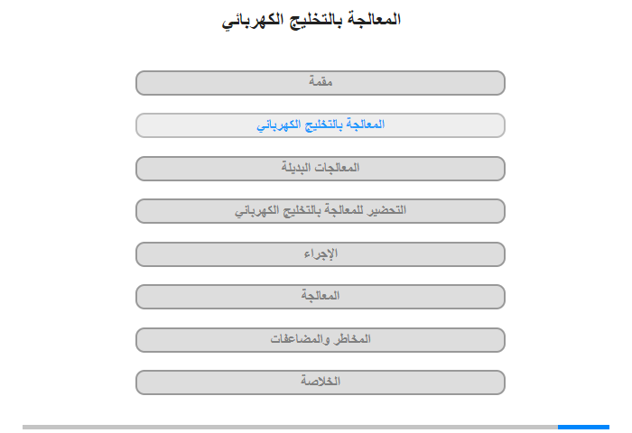 المعالجة بالتخليج الكهربائي