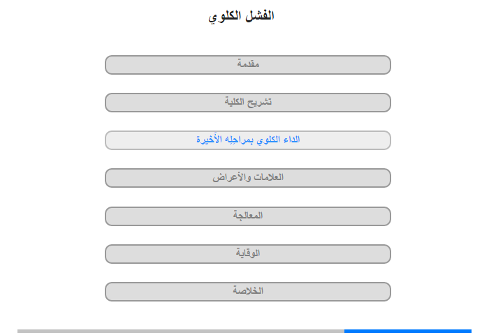 الداء الكلوي بمراحِلِه الأَخيرة