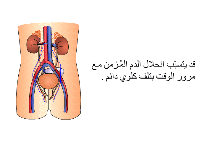 قد يتسبّب انحلال الدم المُزمن مع مرور الوقت بتلف كلوي دائم.