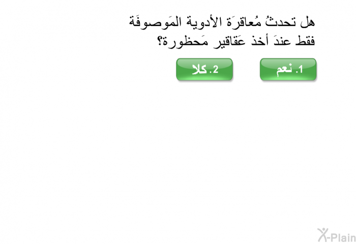 هل تحدثُ مُعاقرَة الأدوية المَوصوفَة فقط عندَ أخذ عَقاقير مَحظورة؟