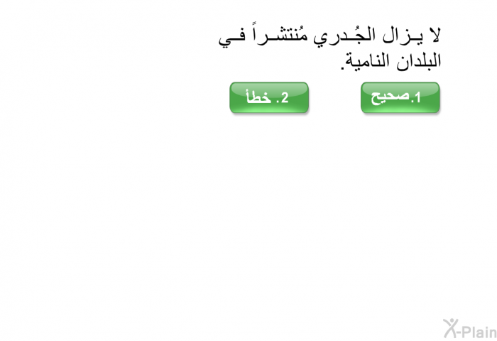 لا يزال الجُدري مُنتشراً في البلدان النامية.