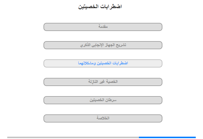 اضطرابات الخصيتين ومشكلاتهما