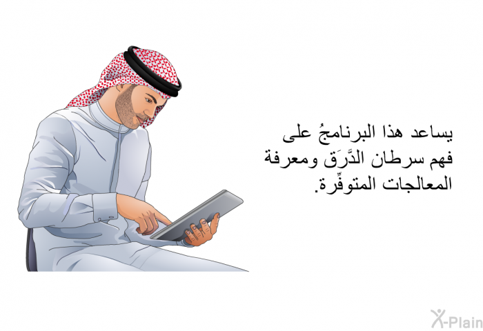 تساعد هذه المعلومات الصحية على فهم سرطان الدَّرَق ومعرفة المعالجات المتوفِّرة.