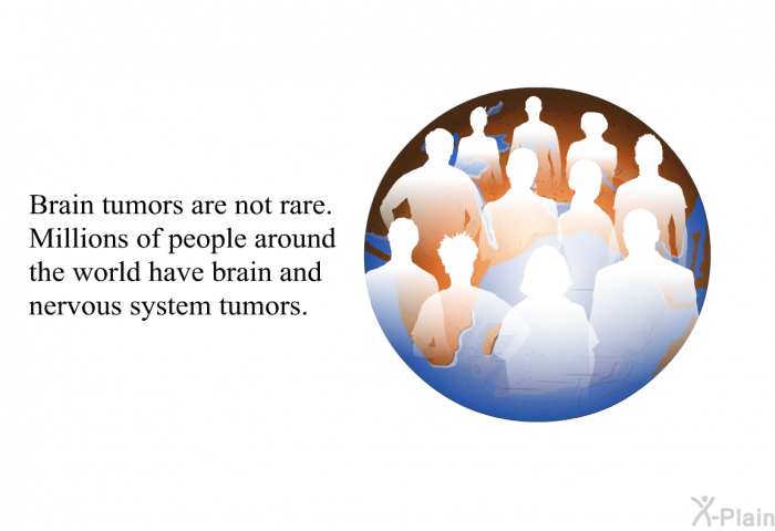 Brain tumors are not rare. Millions of people around the world have brain and nervous system tumors.