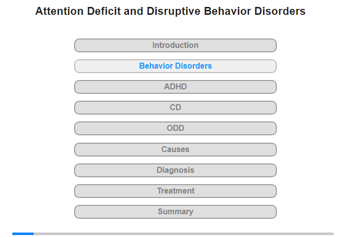 Child Behavior Disorders