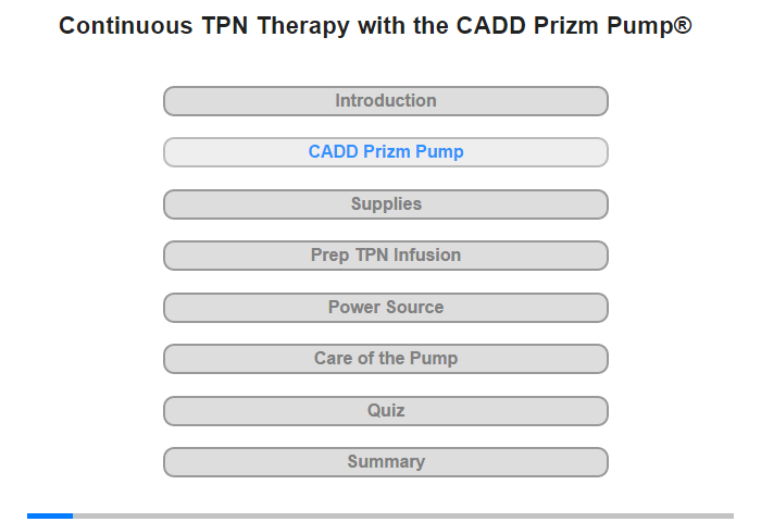 TPN and the CADD Prizm Pump