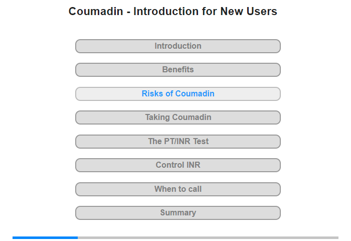Risks of Coumadin