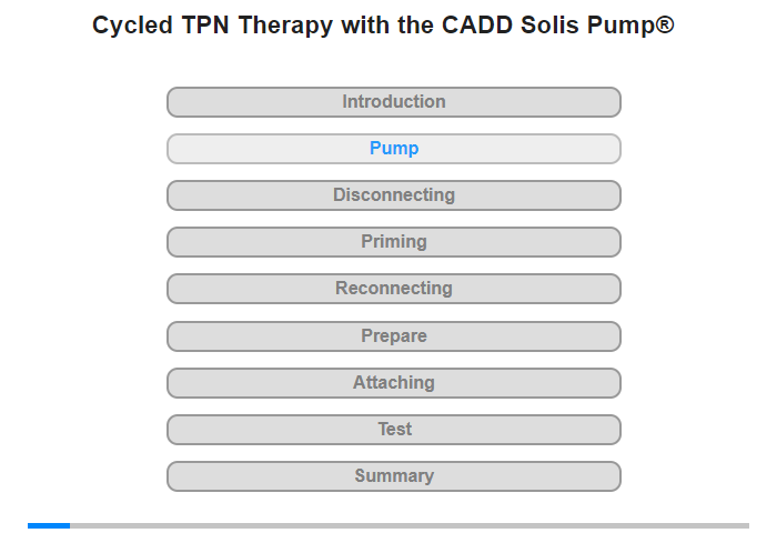 TPN and the CADD Solis Pump