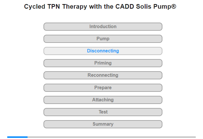 Disconnecting the TPN Infusion