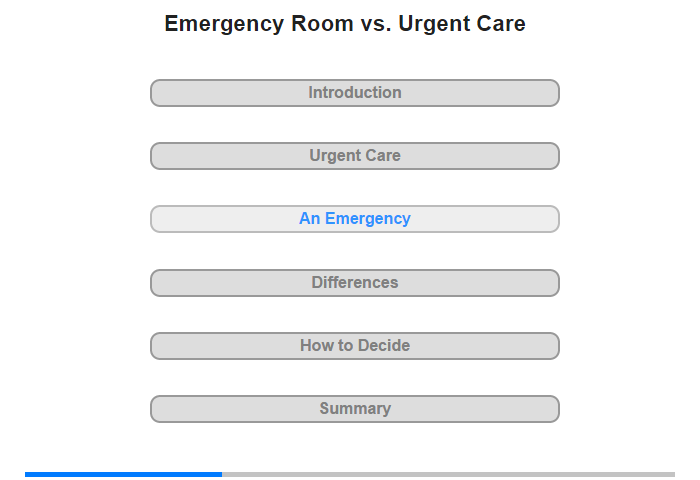 When is it an Emergency?