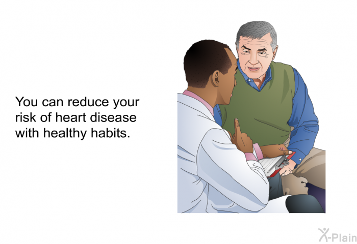 You can reduce your risk of heart disease with healthy habits.