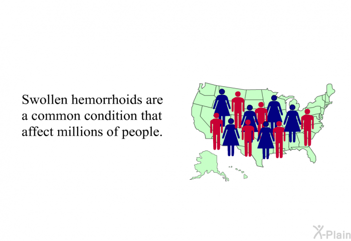 Swollen hemorrhoids are a common condition that affects millions of people.