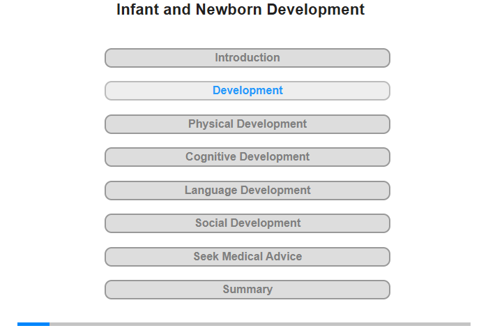 Infant and Newborn Development