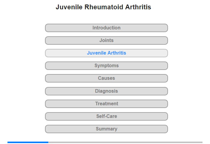 Juvenile Rheumatoid Arthritis