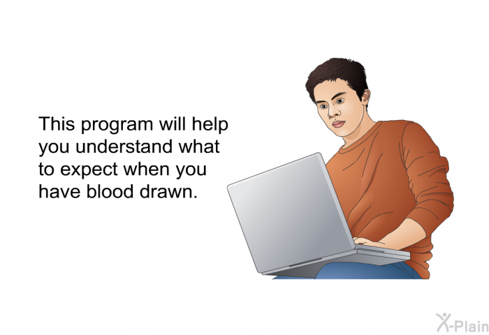 This health information will help you understand what to expect when you have blood drawn.