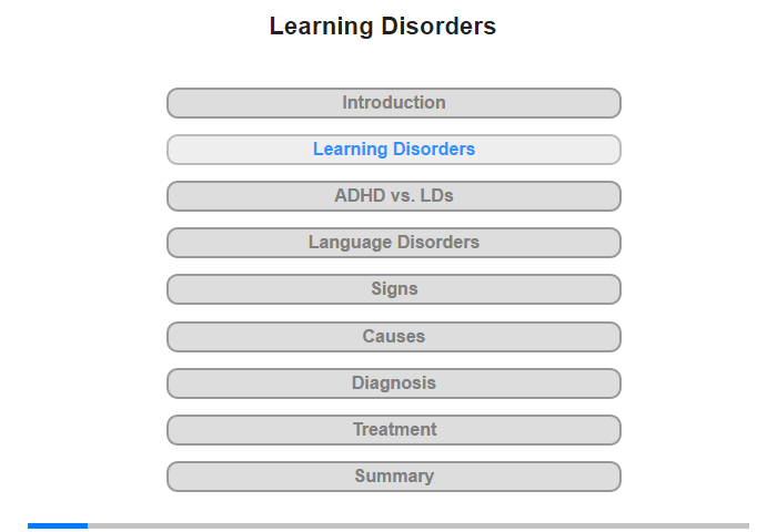 Learning Disorders