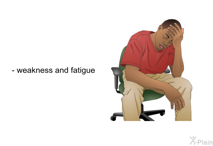 weakness and fatigue