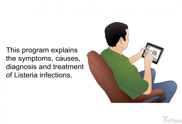 This health information explains the symptoms, causes, diagnosis and treatment of Listeria infections.