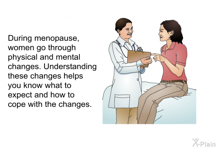 During menopause, women go through physical and mental changes. Understanding these changes helps you know what to expect and how to cope with the changes.