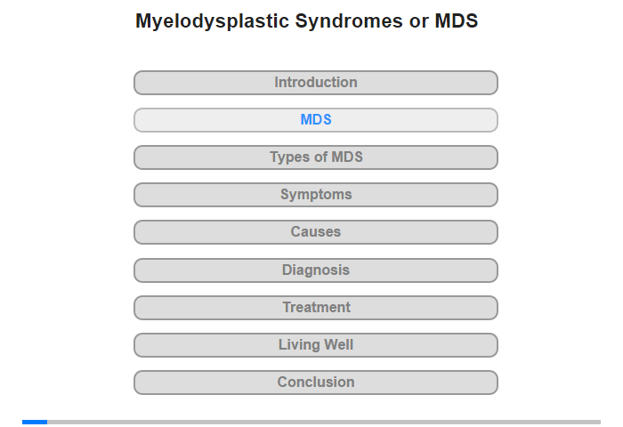 MDS (Myelodysplastic Syndromes)
