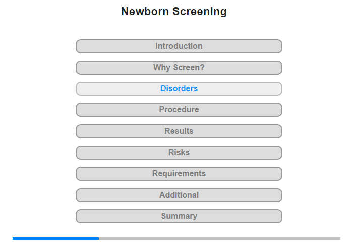 Screened Disorders