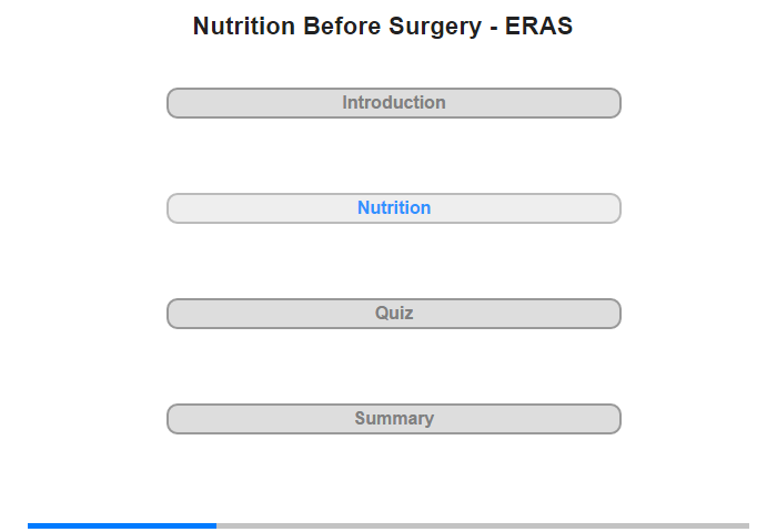Nutrition Before Surgery