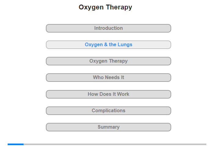 Oxygen and the Lungs