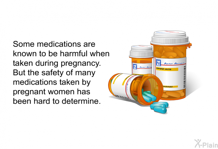 Some medications are known to be harmful when taken during pregnancy. But the safety of many medications taken by pregnant women has been hard to determine.