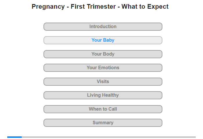 First Trimester - Your Baby