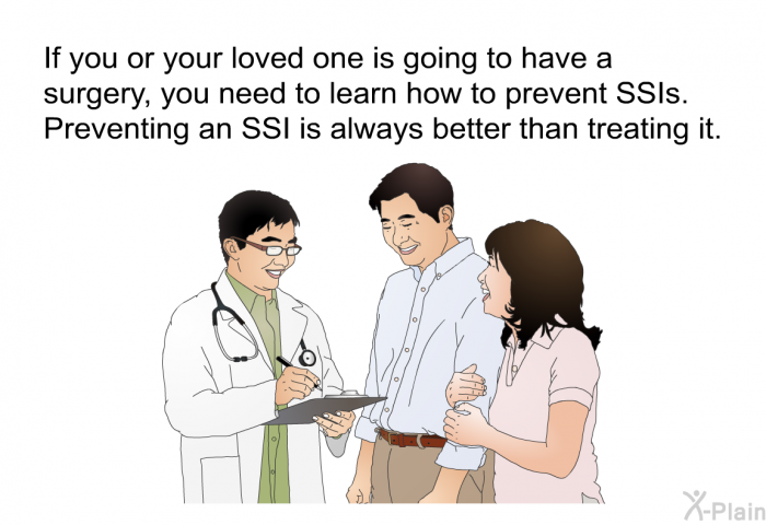 If you or your loved one is going to have a surgery, you need to learn how to prevent SSIs. Preventing an SSI is always better than treating it.