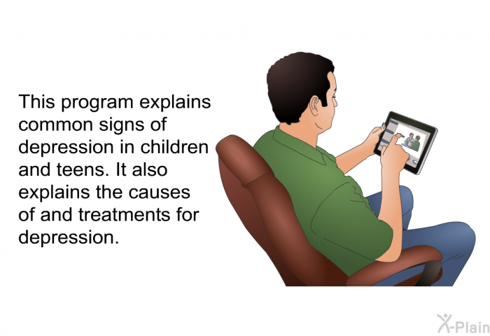 This health information explains common signs of depression in children and teens. It also explains the causes of and treatments for depression.