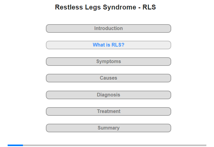 What is Restless Legs Syndrome?