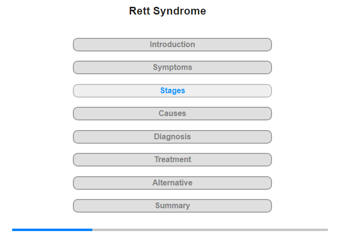 Stages of Rett Syndrome