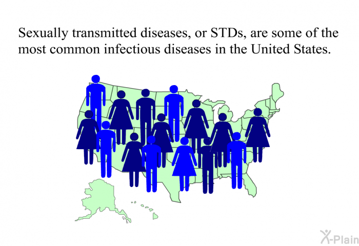 Sexually transmitted diseases, or STDs, are some of the most common infectious diseases in the United States.