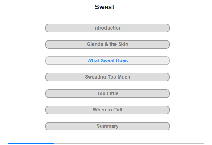 What Sweat Does