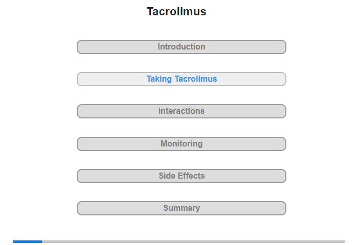 Taking Tacrolimus