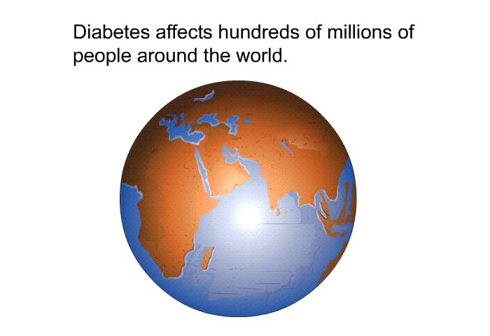 Diabetes affects hundreds of millions of people around the world.