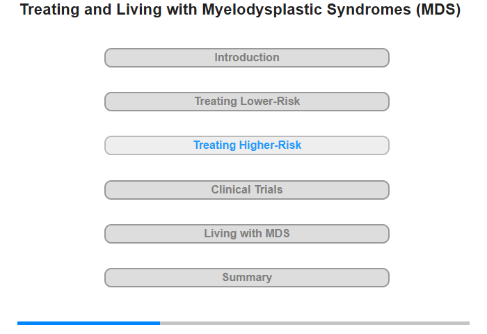 Treating Higher-Risk MDS