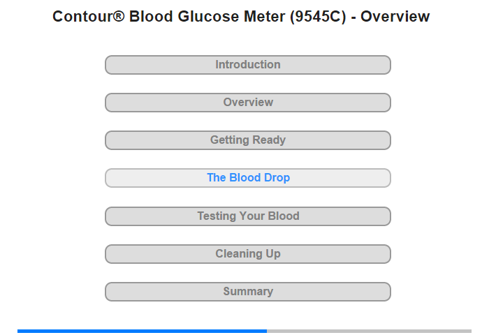 Getting the Blood Drop