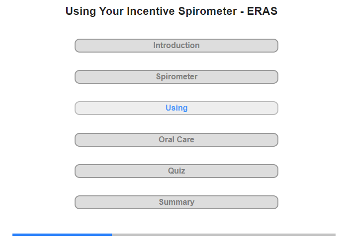 Using Your Incentive Spirometer