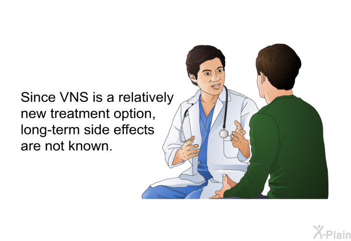 Since VNS is a relatively new treatment option, long-term side effects are not known.
