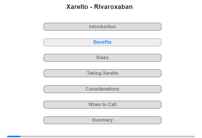 Benefits of Xarelto