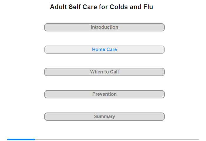 Home Care for Colds and Flu