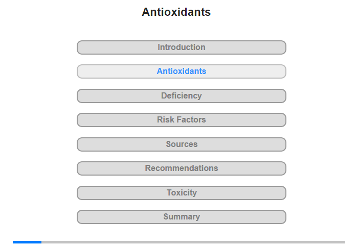 Antioxidants & Free Radicals