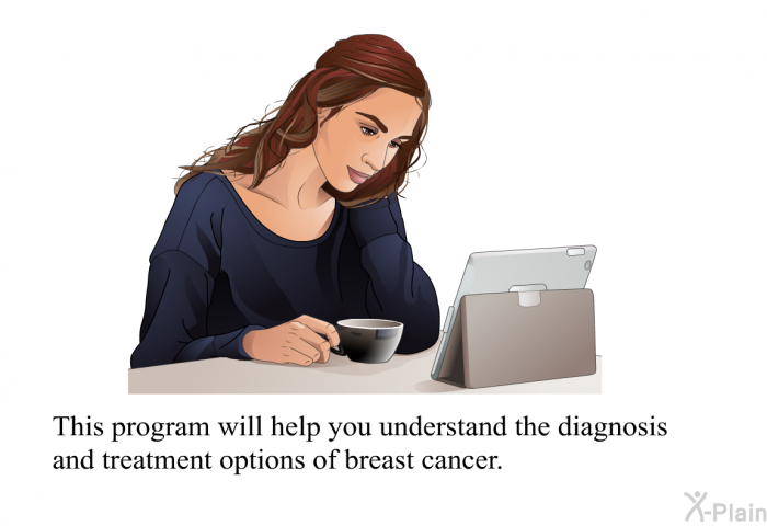 This health information will help you understand the diagnosis and treatment options of breast cancer.