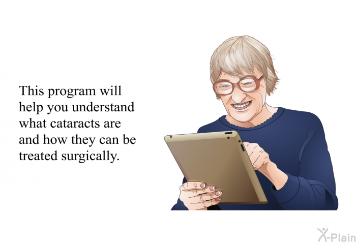 This health information will help you understand what cataracts are and how they can be treated surgically.